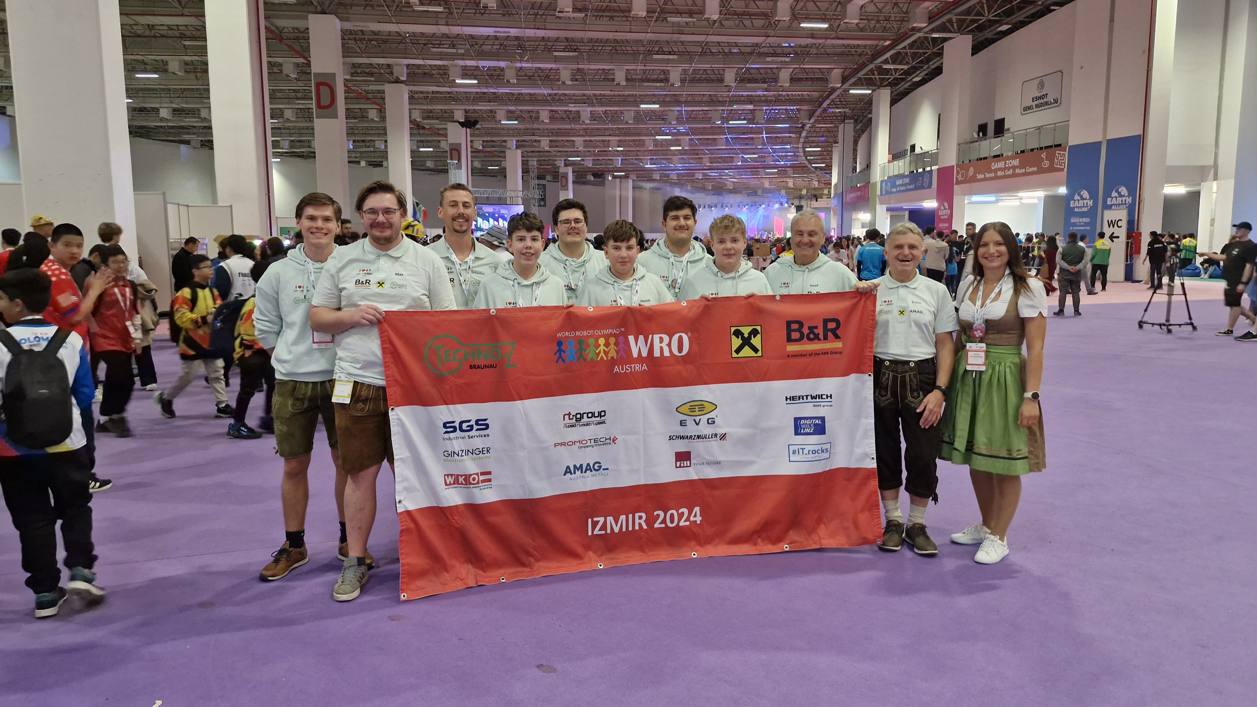 Team Austria bei der World Robot Olympiad in Izmir